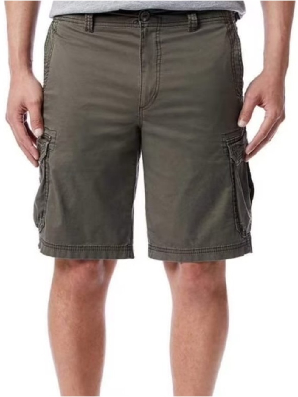 Men's Cargo Shorts - Olive Green